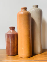 Load image into Gallery viewer, ocherous stoneware bottle, early 1900s
