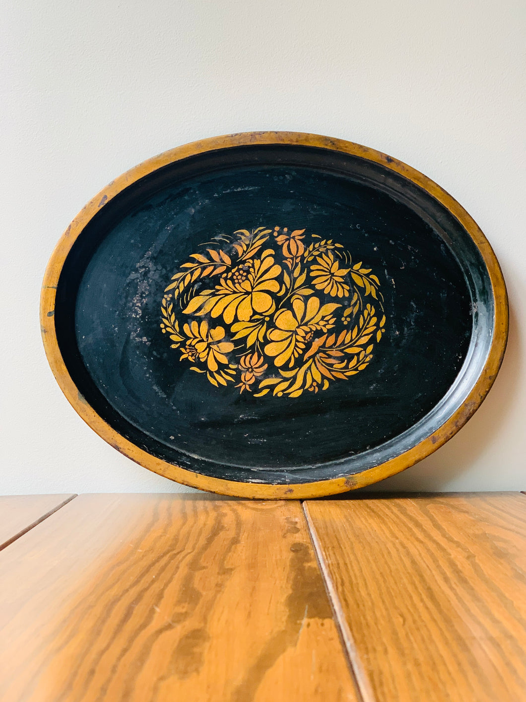 hand painted toleware, 