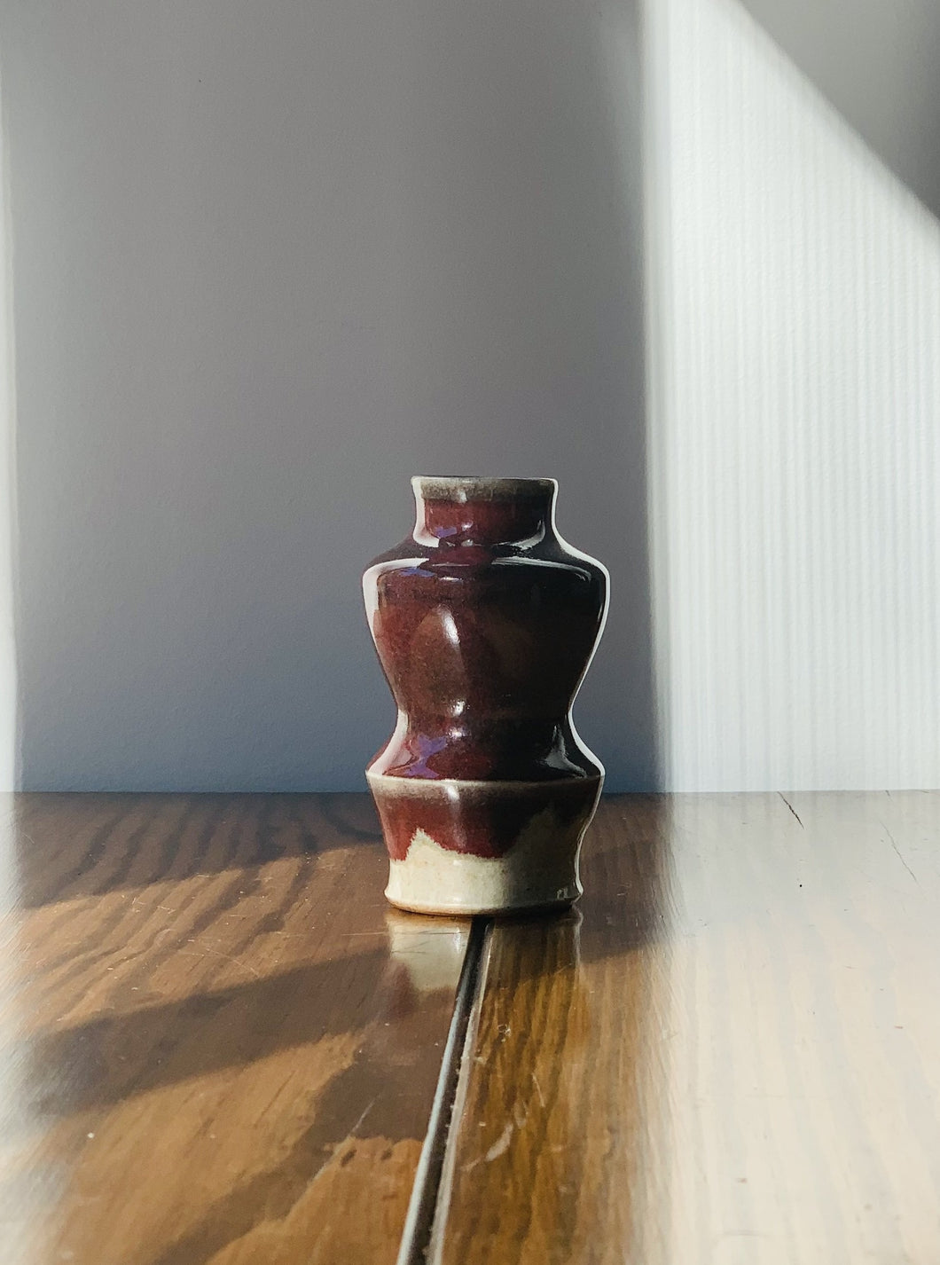 small stepped vase