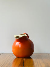 Load image into Gallery viewer, mid-century, deep orange pitcher
